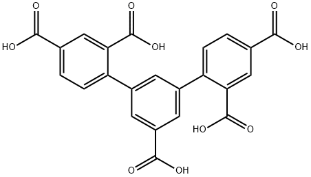 [1,?1':3',?1''-?Terphenyl]?-?2,?2'',?4,?4'',?5'-?pentacarboxylic acid 化学構造式