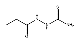 Propanoic acid, 2-(aminothioxomethyl)hydrazide 化学構造式