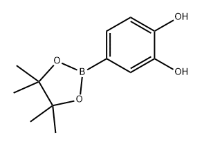4-(4,4,5,5-四甲基-1,3,2-二氧硼杂环戊烷-2-基)苯-1,2-二酚 结构式