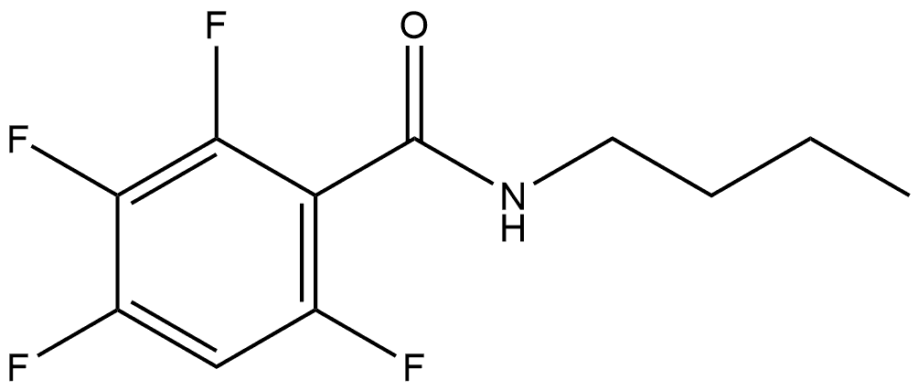 N-Butyl-2,3,4,6-tetrafluorobenzamide Structure