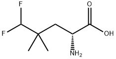 Pentanoic acid, 2-amino-5,5-difluoro-4,4-dimethyl-, (2R)- Structure