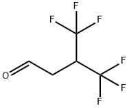 Butanal, 4,4,4-trifluoro-3-(trifluoromethyl)- Struktur