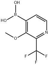 Boronic acid, B-[3-methoxy-2-(trifluoromethyl)-4-pyridinyl]- Structure