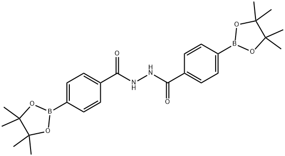 4-(4,4,5,5-Tetramethyl-1,3,2-dioxaborolan-2-yl)-N'-(4-(4,4,5,5-tetramethyl-1,3,2-dioxaborolan-2-yl)b98%,2096338-52-0,结构式