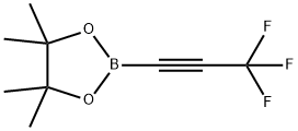 1,3,2-Dioxaborolane, 4,4,5,5-tetramethyl-2-(3,3,3-trifluoro-1-propyn-1-yl)- Struktur