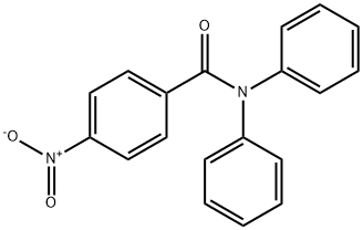 Benzamide, 4-nitro-N,N-diphenyl- Structure