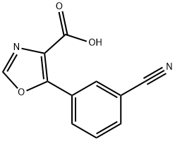 209731-88-4 5-(3-cyanophenyl)-1,3-oxazole-4-carboxylic acid