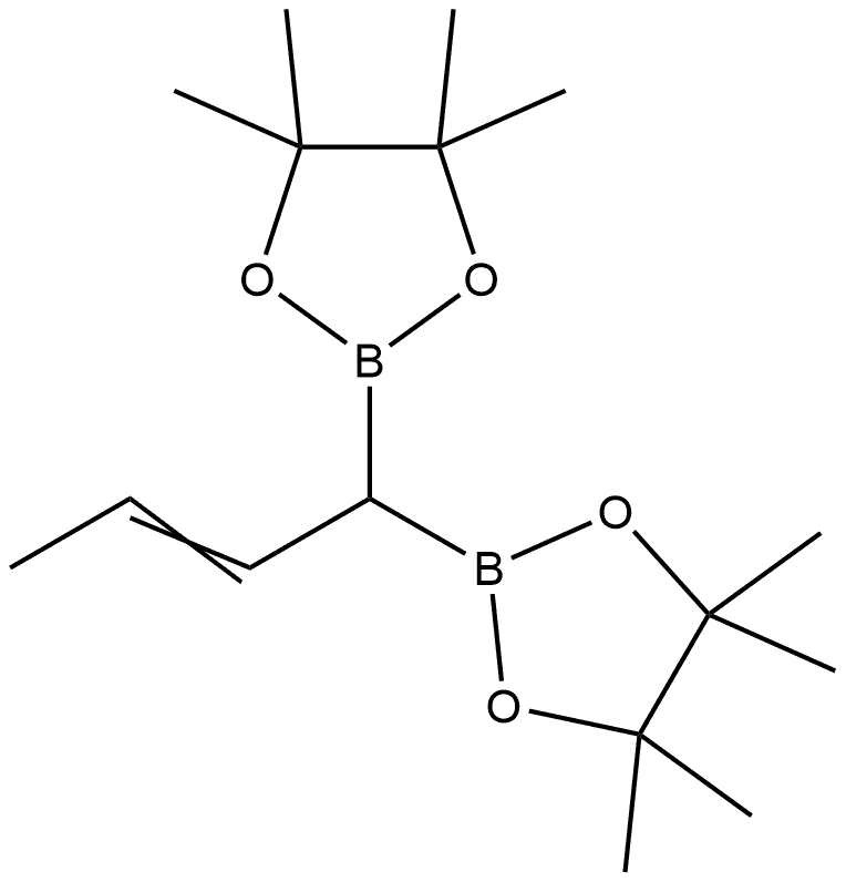 1,3,2-Dioxaborolane, 2,2'-(2E)-2-buten-1-ylidenebis[4,4,5,5-tetramethyl-|2,2′-(2E)-2-丁烯-1-亚基双[4,4,5,5-四甲基-1,3,2-二氧硼杂环戊烷