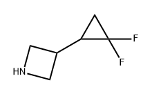 Azetidine, 3-(2,2-difluorocyclopropyl)- 结构式