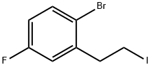 1-Bromo-4-fluoro-2-(2-iodoethyl)benzene Structure