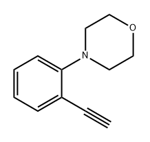 Morpholine, 4-(2-ethynylphenyl)- Structure