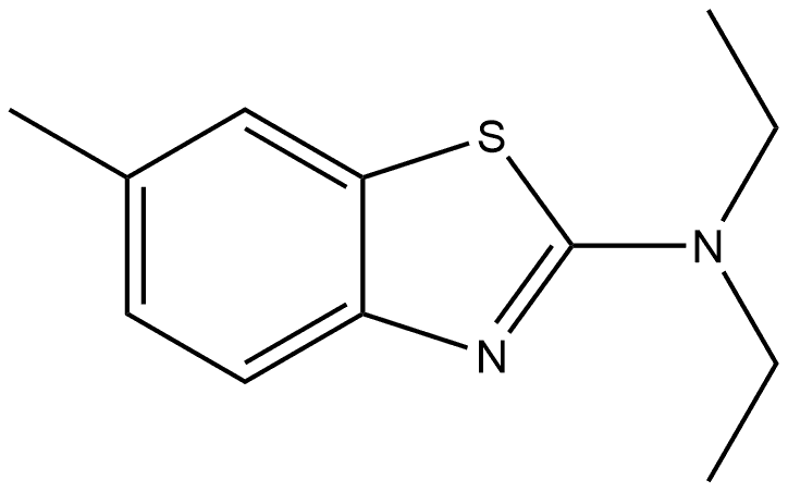 N,N-Diethyl-6-methyl-2-benzothiazolamine|