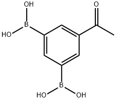 Boronic acid, B,B'-(5-acetyl-1,3-phenylene)bis-,2099668-99-0,结构式