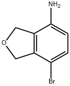 4-Isobenzofuranamine, 7-bromo-1,3-dihydro- Structure