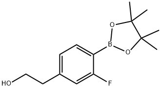 2-(3-氟-4-(4,4,5,5-四甲基-1,3,2-二氧杂硼酸-2-基)苯基)乙-1-醇,2101295-16-1,结构式