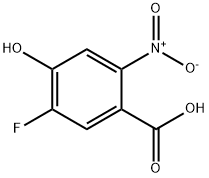 Benzoic acid, 5-fluoro-4-hydroxy-2-nitro- Struktur