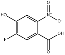 5-氟-4-羟基-2-硝基苯甲酸, 2101433-33-2, 结构式