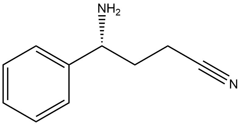 (4R)-4-Amino-4-phenylbutanenitrile Structure