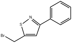 Isothiazole, 5-(bromomethyl)-3-phenyl- Struktur