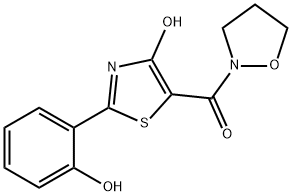 Methanone, [4-hydroxy-2-(2-hydroxyphenyl)-5-thiazolyl]-2-isoxazolidinyl-|化合物TRPM8 ANTAGONIST 3