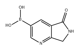 Boronic acid, B-(6,7-dihydro-5-oxo-5H-pyrrolo[3,4-b]pyridin-3-yl)- Structure