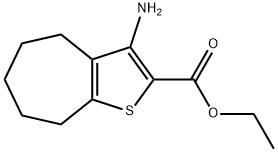 3-氨基-5,6,7,8-四氢-4H-环庚[B]噻吩-2-羧酸乙酯, 2102412-31-5, 结构式