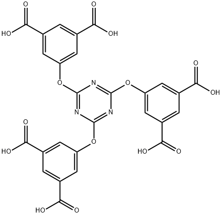 2,4,6-三(3,5-二羧基苯氧基)-1,3,5-三嗪,2102525-37-9,结构式