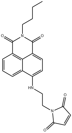 1H-Benz[de]isoquinoline-1,3(2H)-dione, 2-butyl-6-[[2-(2,5-dihydro-2,5-dioxo-1H-pyrrol-1-yl)ethyl]amino]-|NAPH-EA-MAL