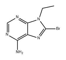 9H-Purin-6-amine, 8-bromo-9-ethyl- Structure