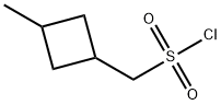 (3-methylcyclobutyl)methanesulfonyl chloride, Mixture of isomers Struktur