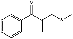 2-(methylthiomethyl)-1-phenylprop-2-en-1-one Structure