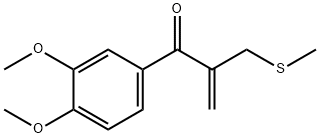 1-(3,4-dimethoxyphenyl)-2-(methylthiomethyl)prop-2-en-1-one|1-(3,4-二甲氧苯基)-2-甲基硫甲基丙-2-烯-1-酮