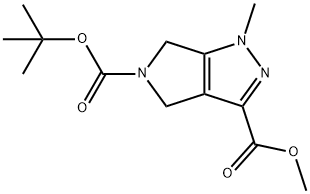 5-(叔丁基)3-甲基1-甲基-4,6-二氢吡咯并[3,4-C]吡唑-3,5(1H)-二羧酸酯, 2104209-15-4, 结构式