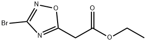 1,2,4-Oxadiazole-5-acetic acid, 3-bromo-, ethyl ester Structure