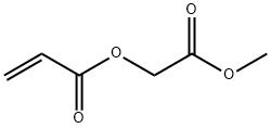 (メトキシカルボニル)メチルアクリラート 化学構造式