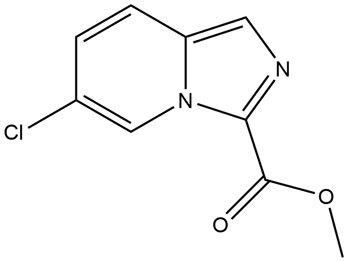Methyl 6-Chloroimidazo[1,5-a]pyridine-3-carboxylate Struktur