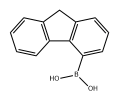 Boronic acid, B-9H-fluoren-4-yl- Struktur