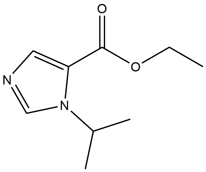 ethyl 1-isopropyl-1H-imidazole-5-carboxylate Struktur