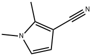 1H-Pyrrole-3-carbonitrile, 1,2-dimethyl- 化学構造式