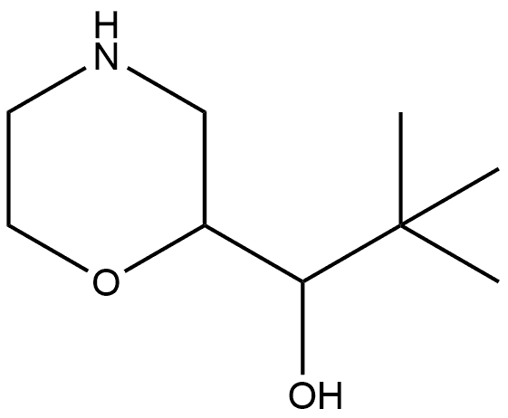 2-Morpholinemethanol,α-(1,1-dimethylethyl)-,2105704-09-2,结构式