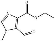 5-甲酰基-1-甲基-1H-咪唑-4-羧酸乙酯, 2106384-57-8, 结构式