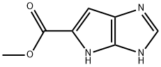 Methyl 3,4-dihydropyrrolo[2,3-d]imidazole-5-carboxylate 化学構造式