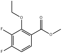 Benzoic acid, 2-ethoxy-3,4-difluoro-, methyl ester Structure