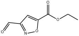 5-Isoxazolecarboxylic acid, 3-formyl-, ethyl ester Struktur