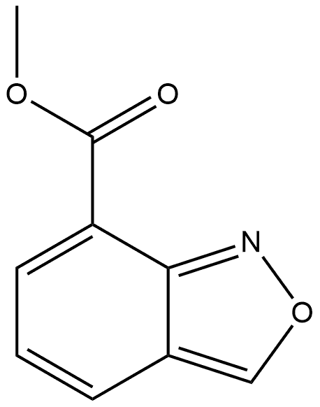 methyl benzo[c]isoxazole-7-carboxylate 结构式