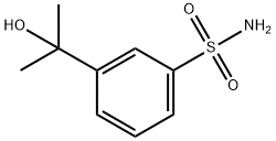 Benzenesulfonamide, 3-(1-hydroxy-1-methylethyl)- 化学構造式
