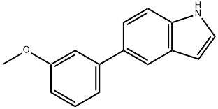 5-(3-Methoxyphenyl)indole Structure