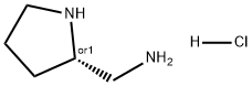 2-Pyrrolidinemethanamine, hydrochloride (1:1), (2S)-rel- Structure