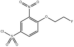 4-(2-Fluoro-ethoxy)-3-nitro-benzenesulfonyl chloride|