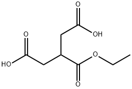 3-(ethoxycarbonyl)pentanedioic acid 化学構造式